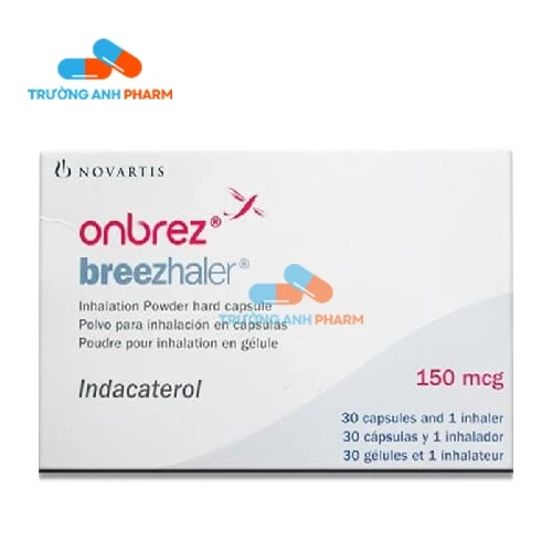 Thuốc Onbrez Breezhaler 150Mcg - Hộp 3 vỉ x 10 viên kèm máy hít Onbrez Breezhaler